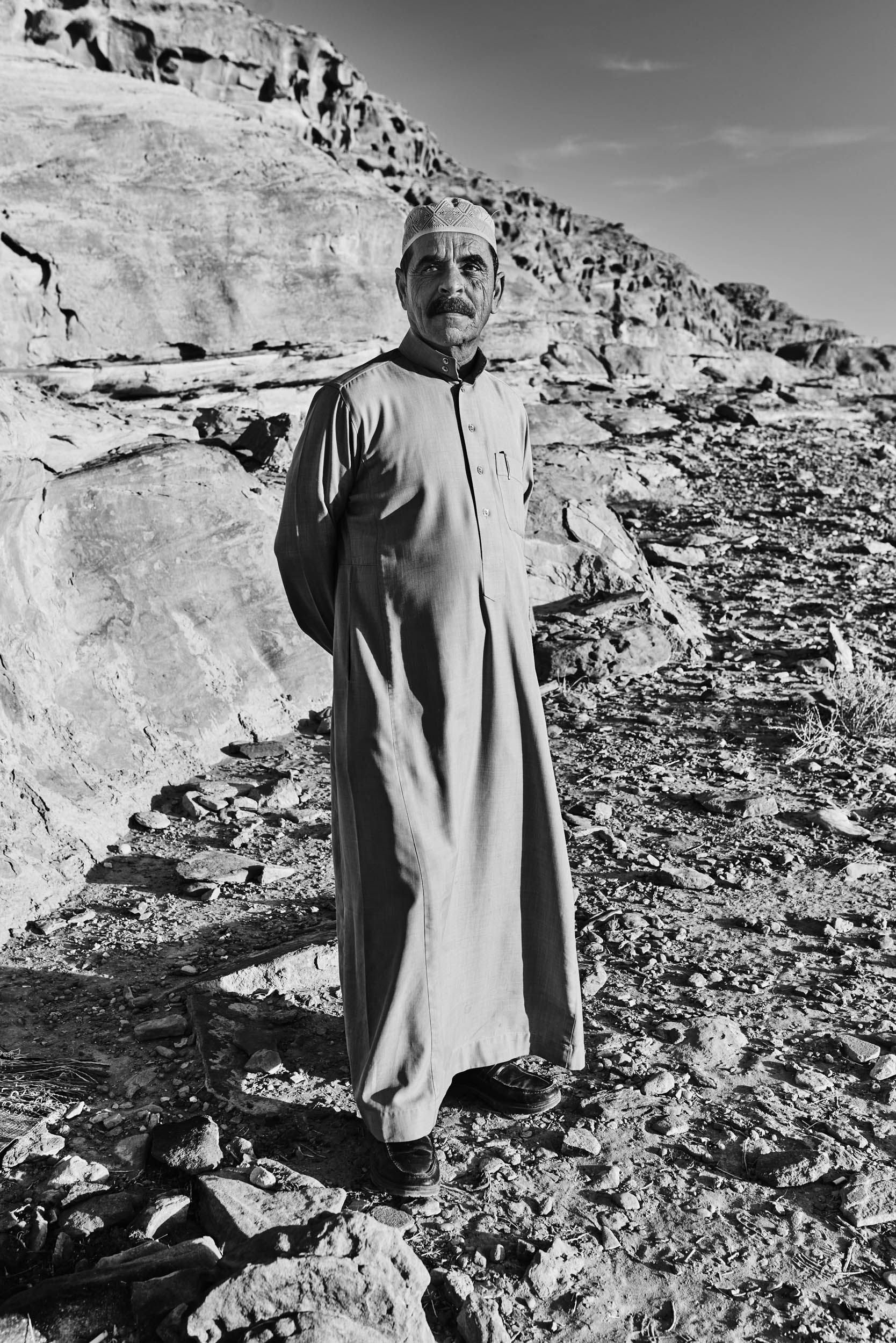 Portrait of Nomade Wadi Rum Jordan